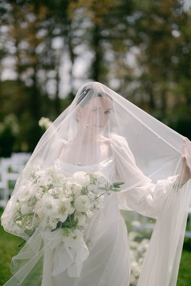 romantic_editorial_veil_photo_hair_Stella_Fatale Bride under veil sunny day New Jersey hairstylist Stella Fatale